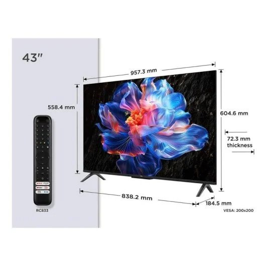 TELEVISOR SMART TV TCL 43" 4K - Imagen 2