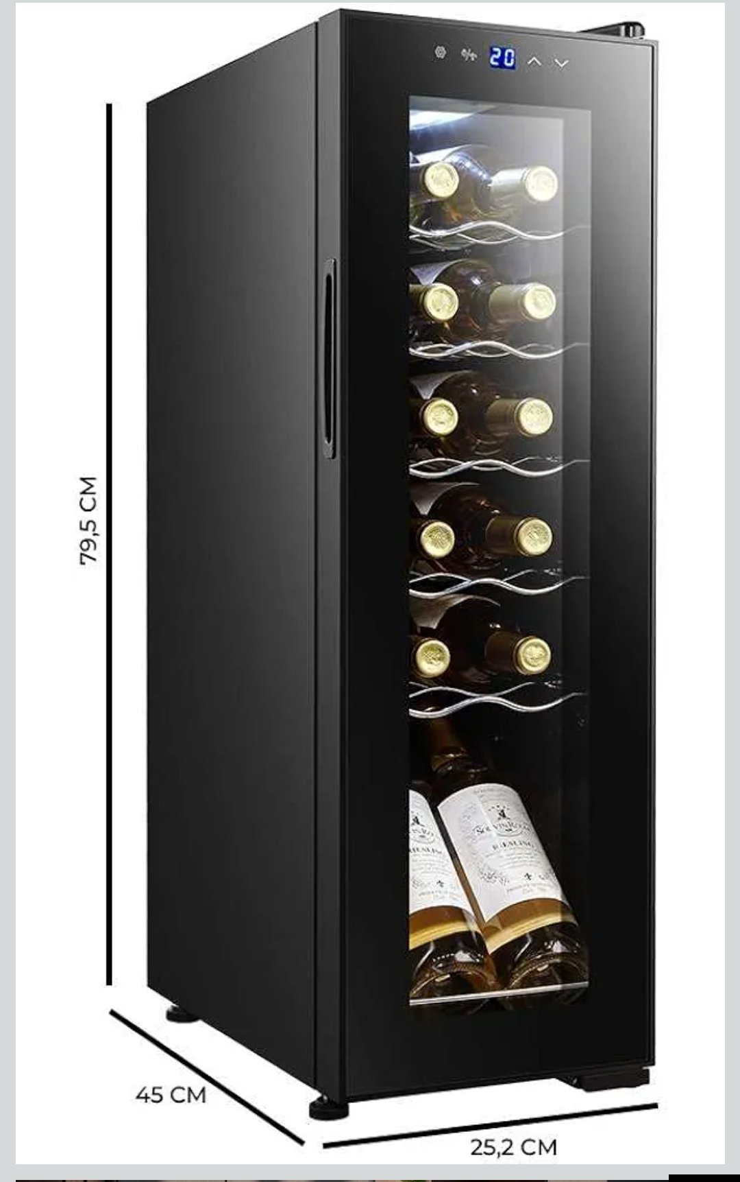 VINOTECA PARA 12 BOTELLAS CECOTEC