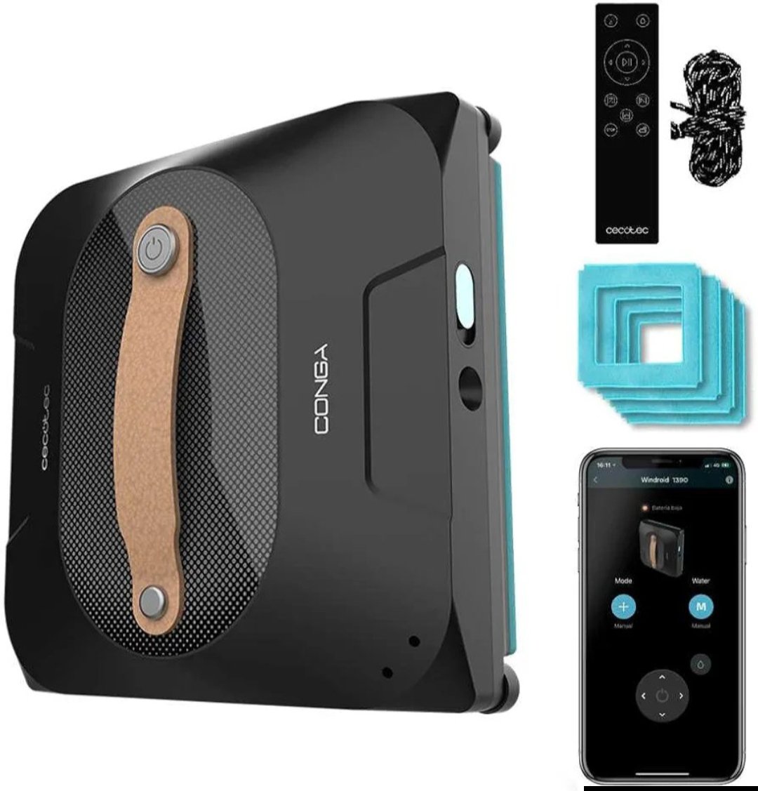 Robot Limpiacristales - Windroid 1390 - Cecotec