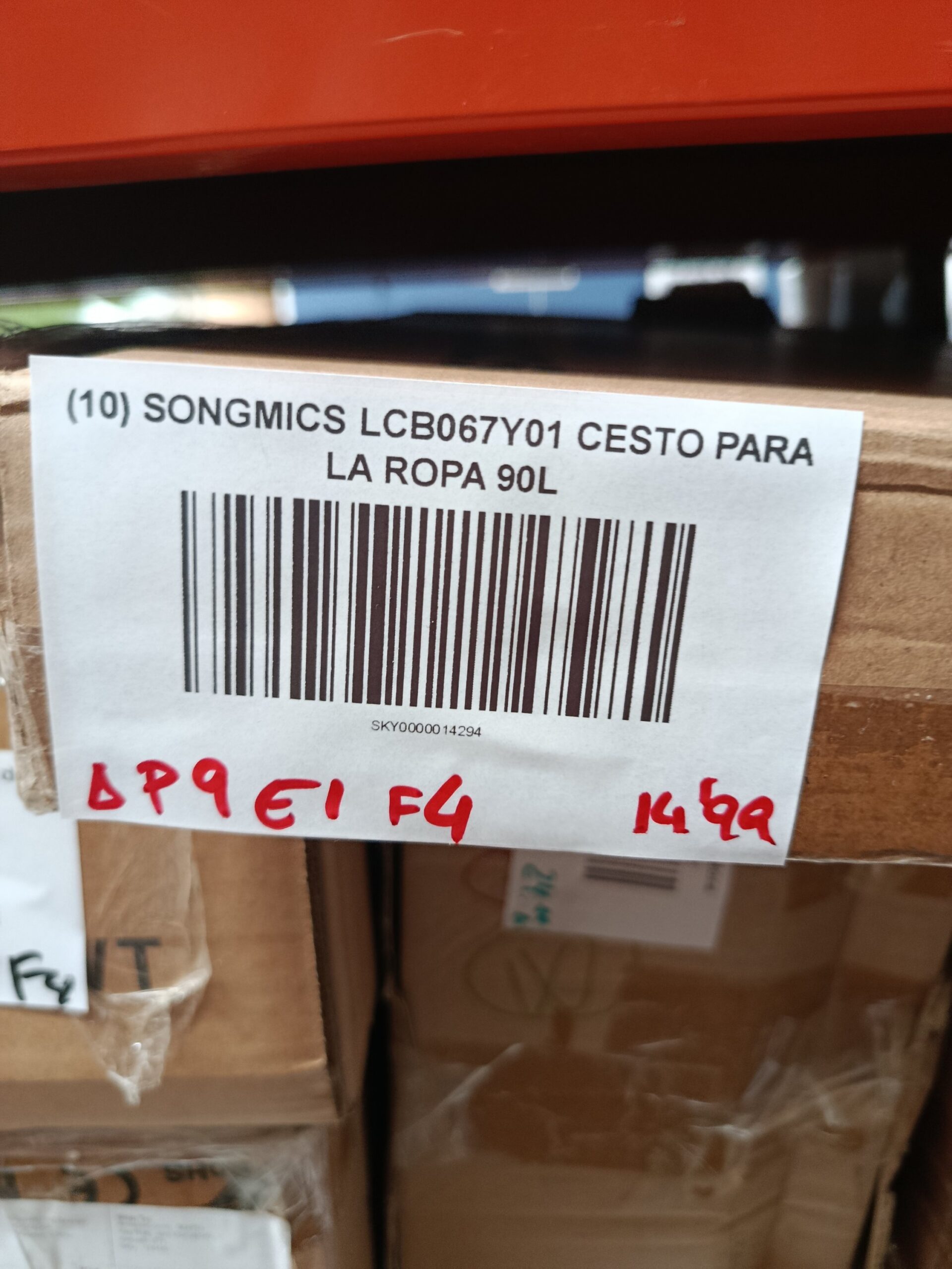 CESTO PARA ROPA 90L SONGMICS LCB067Y01 - Imagen 8