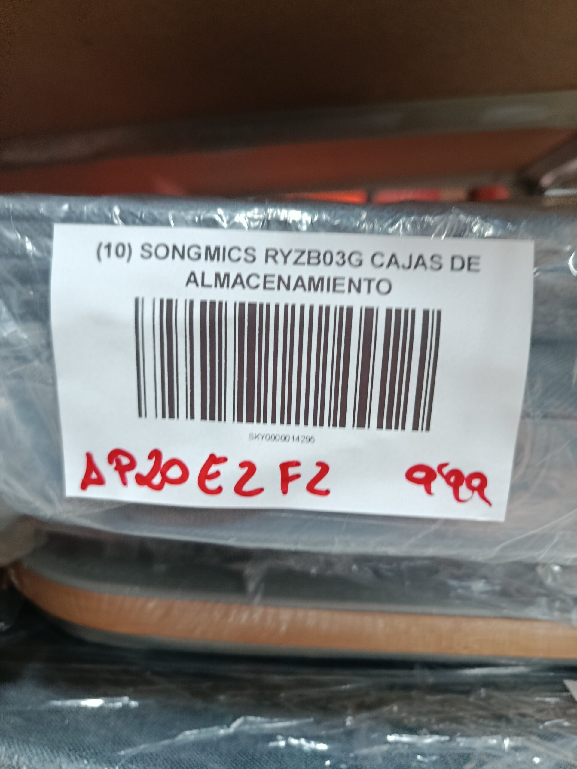 CAJAS DE ALMACENAMIENTO RYZB03G SONGMICS - Imagen 8