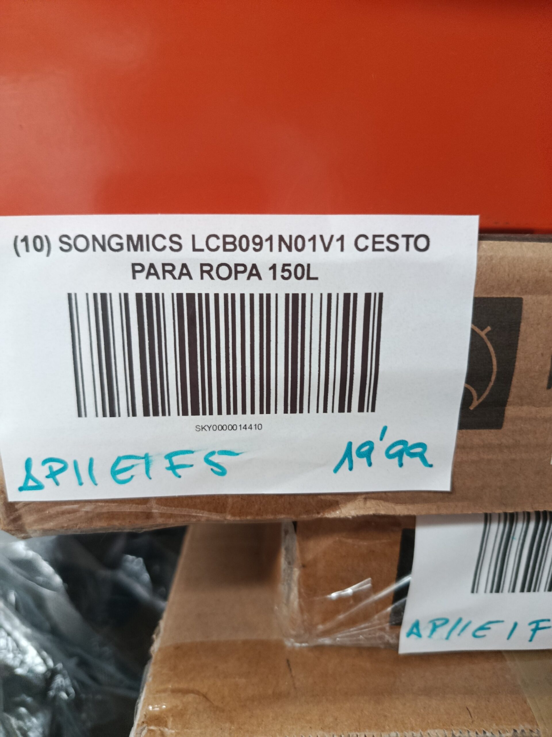 CESTO PARA ROPA 150 SONGMICS LCB091N01V1 - Imagen 9