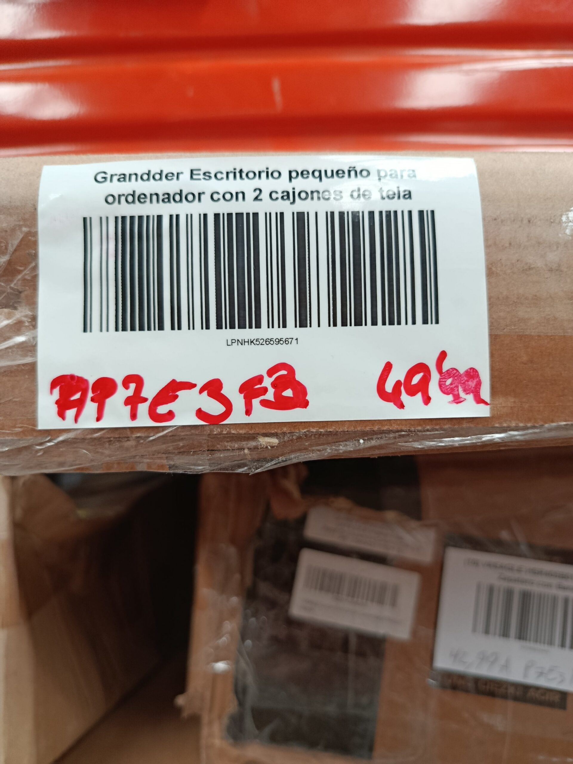 ESCRITORIO PEQUEÑO CON DOS CAJOS DE TELA - Imagen 9