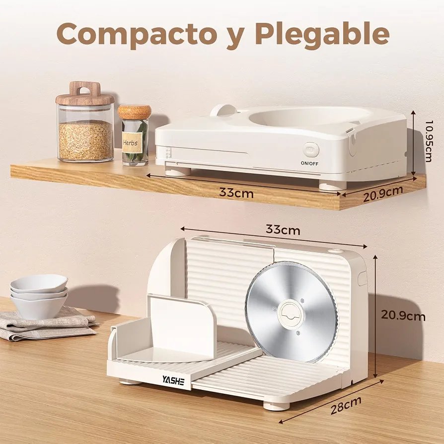 YASHE Cortadora De Fiambre Plegable - Imagen 2