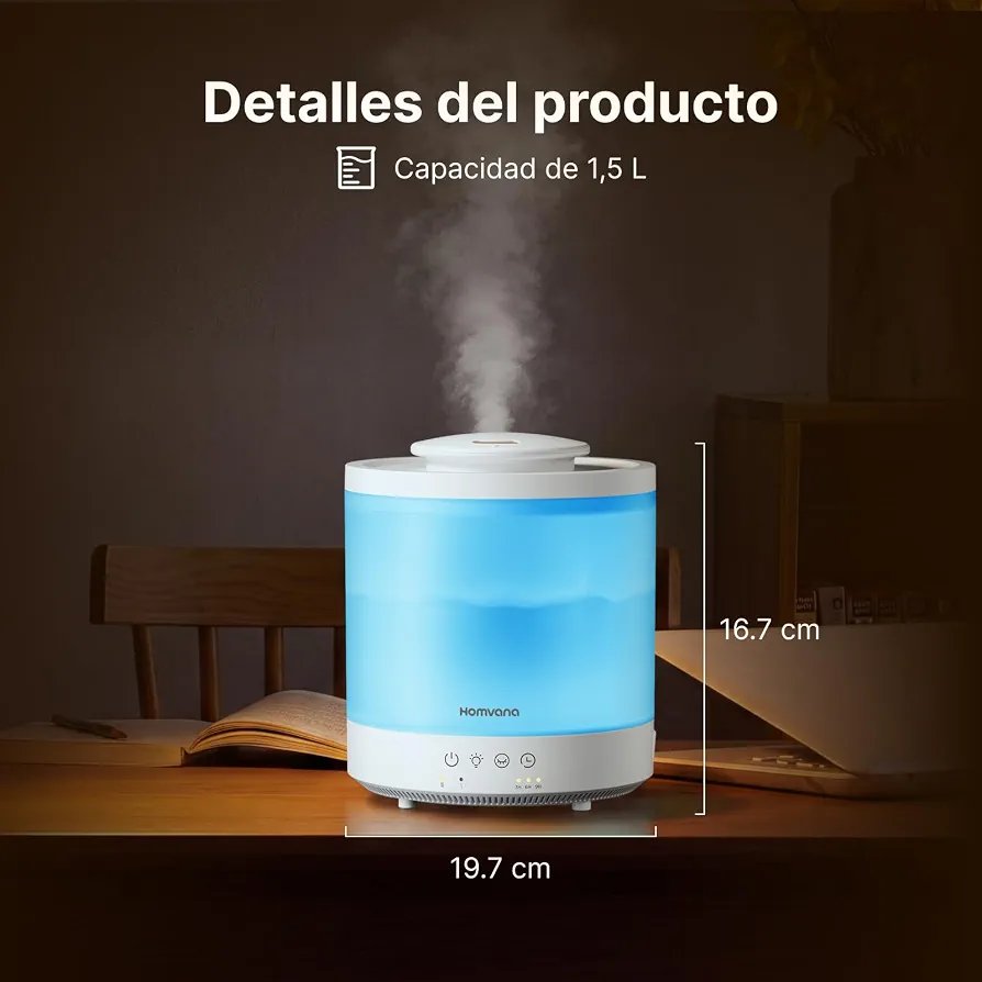 Homvana Humidificador Bebes Mocosy Tos - Imagen 2