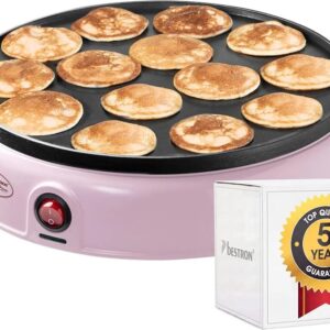 Bestron Poffertjes in Retro Design Mini Pancake Maker