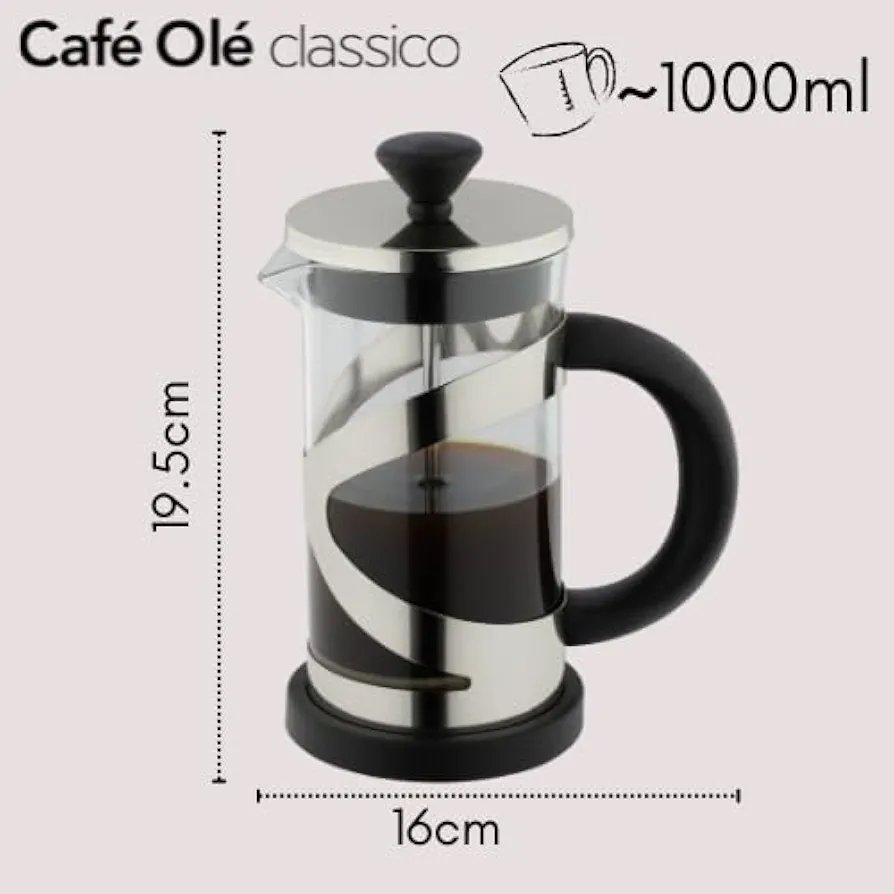 Café Olé Classico Cromo Cafetera - Imagen 2