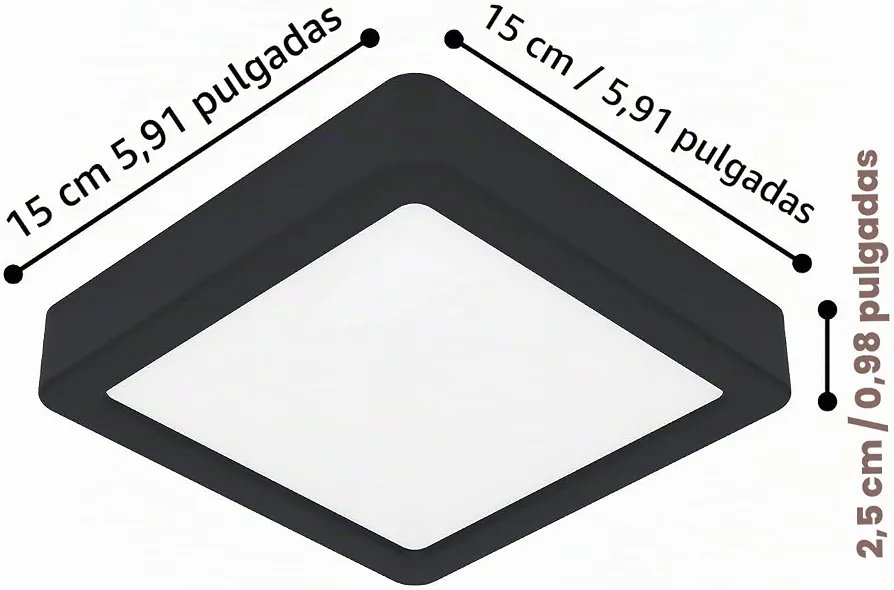 Eglo Fueva 6 Lámpara de techo LED cuadrada - Imagen 2