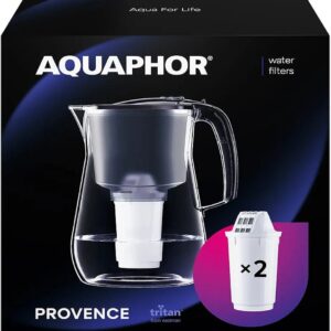 AQUAPHOR Jarra Filtrante Provence Negra