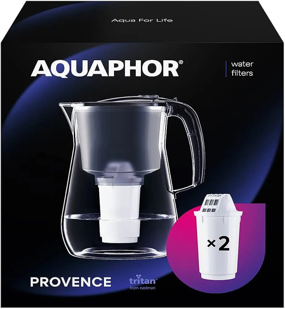 AQUAPHOR Jarra Filtrante Provence Negra