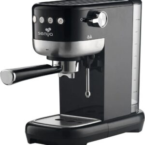 Senya Tasty Coffee Machine espresso Noir
