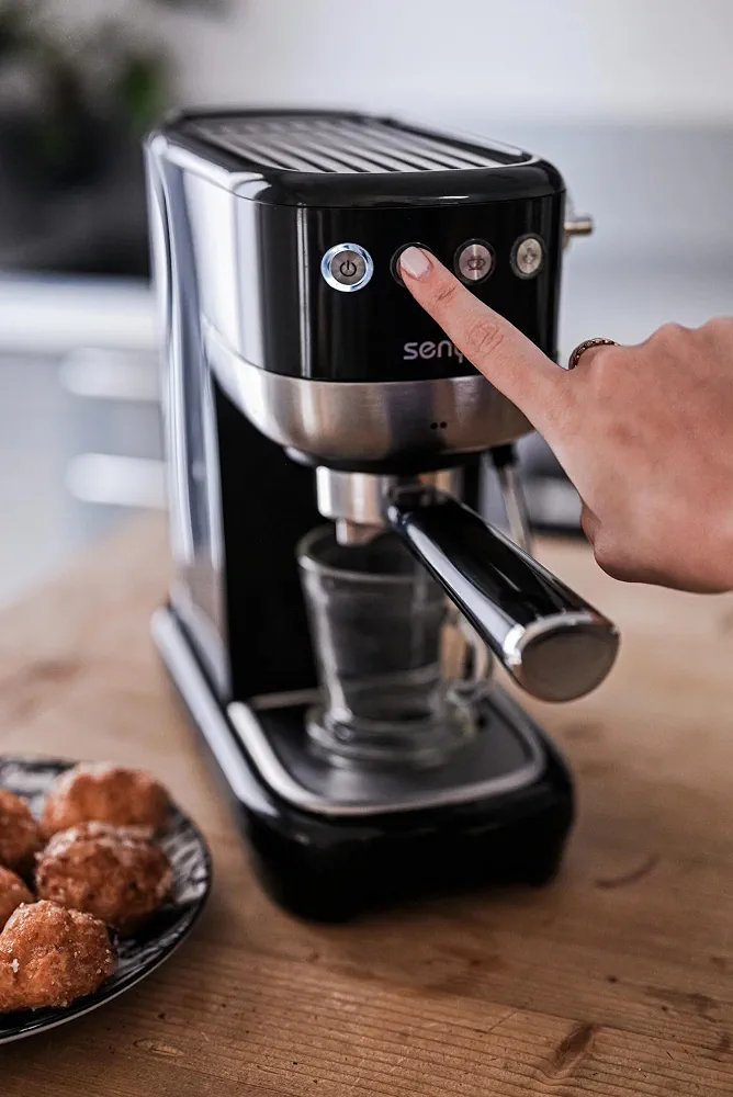 Senya Tasty Coffee Machine espresso Noir - Imagen 2
