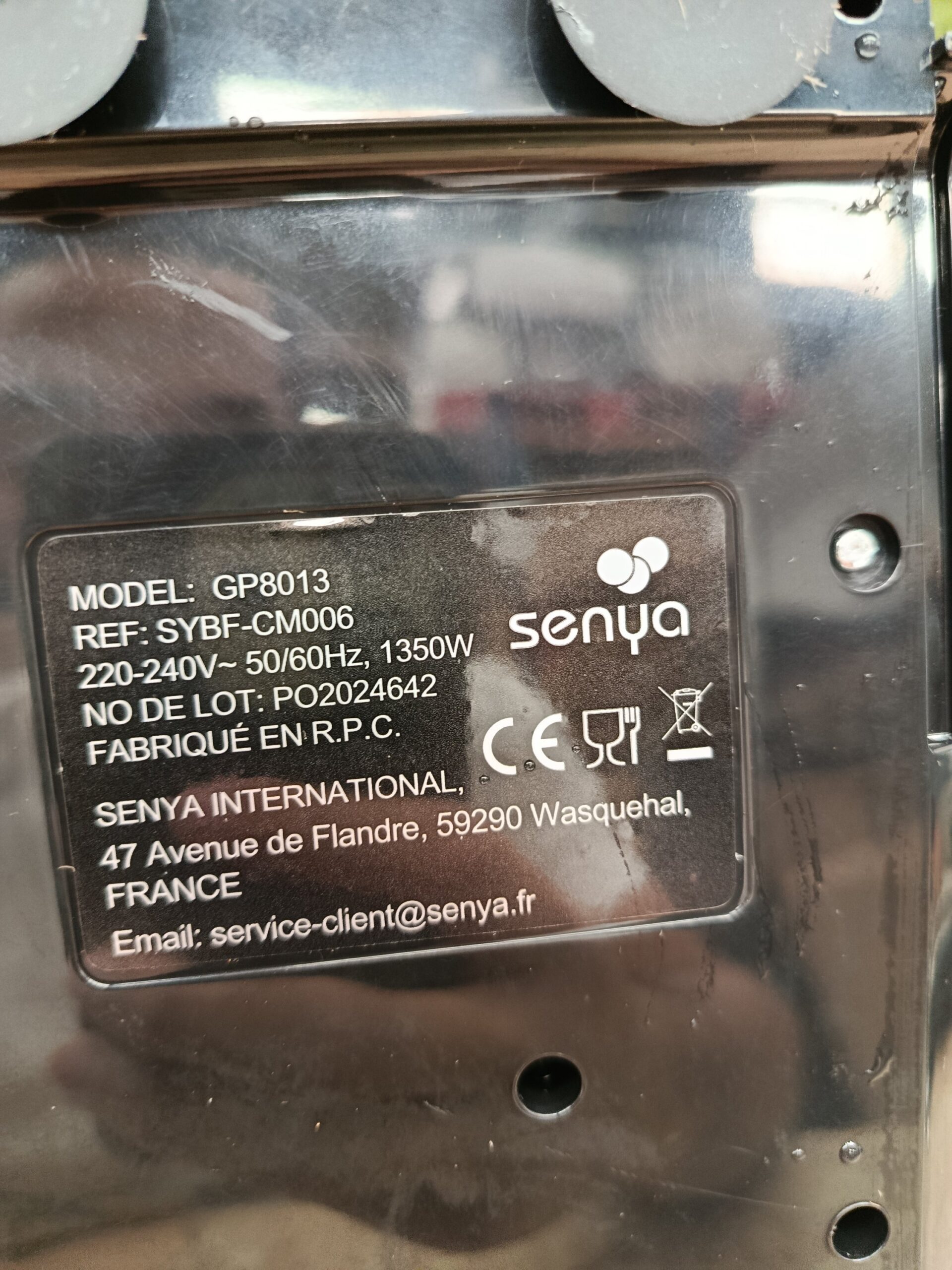 Senya Tasty Coffee Machine espresso Noir - Imagen 4