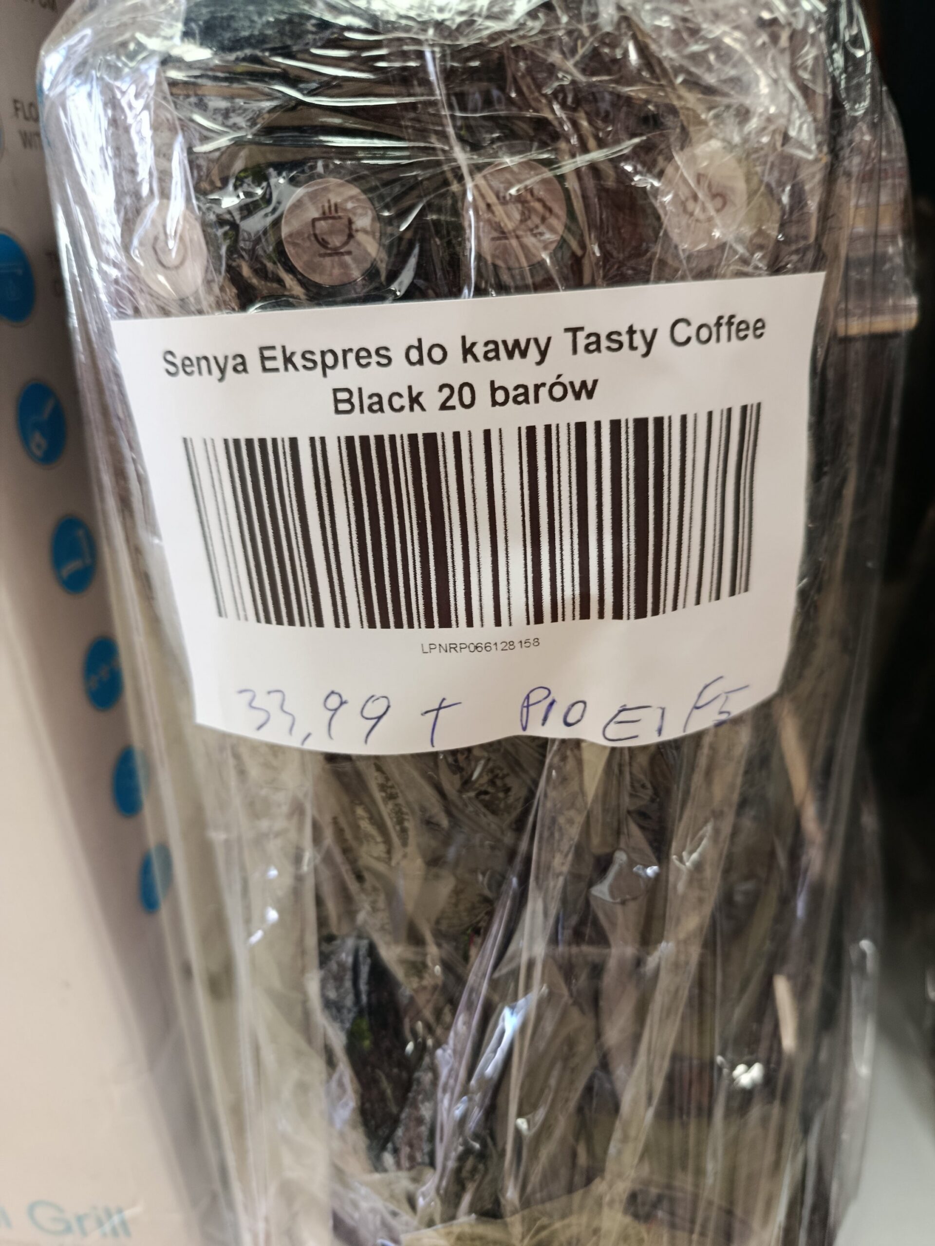 Senya Tasty Coffee Machine espresso Noir - Imagen 9