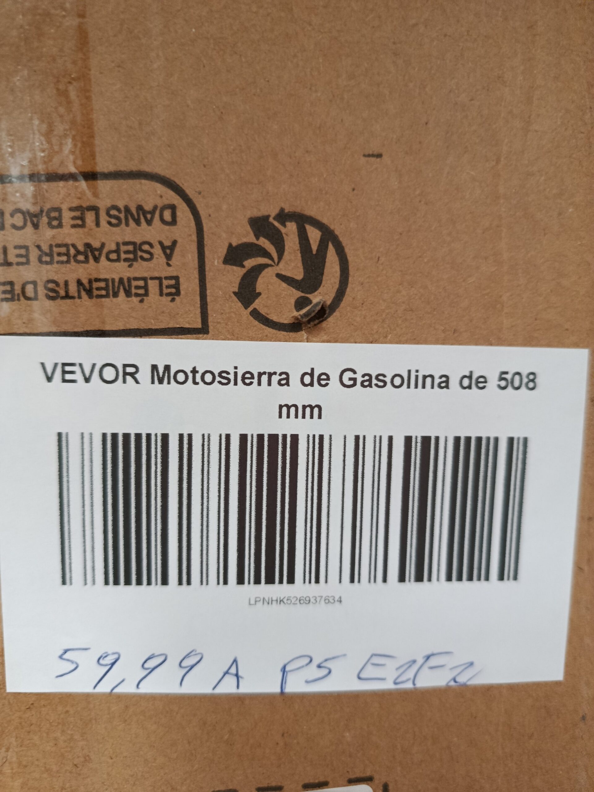 VEVOR Motosierra de Gasolina de 508 mm - Imagen 10