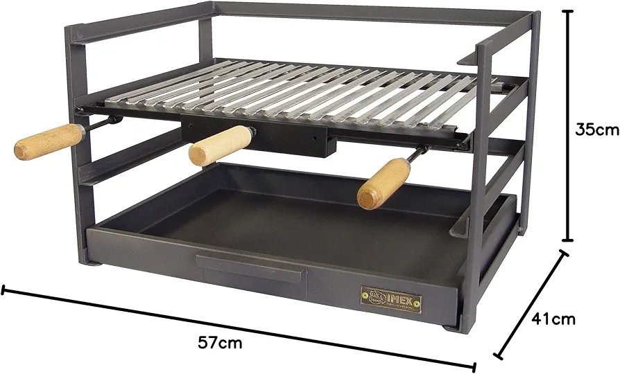 Imex El Zorro - Cajón para Barbacoa con Parrilla Inoxidable - Imagen 2
