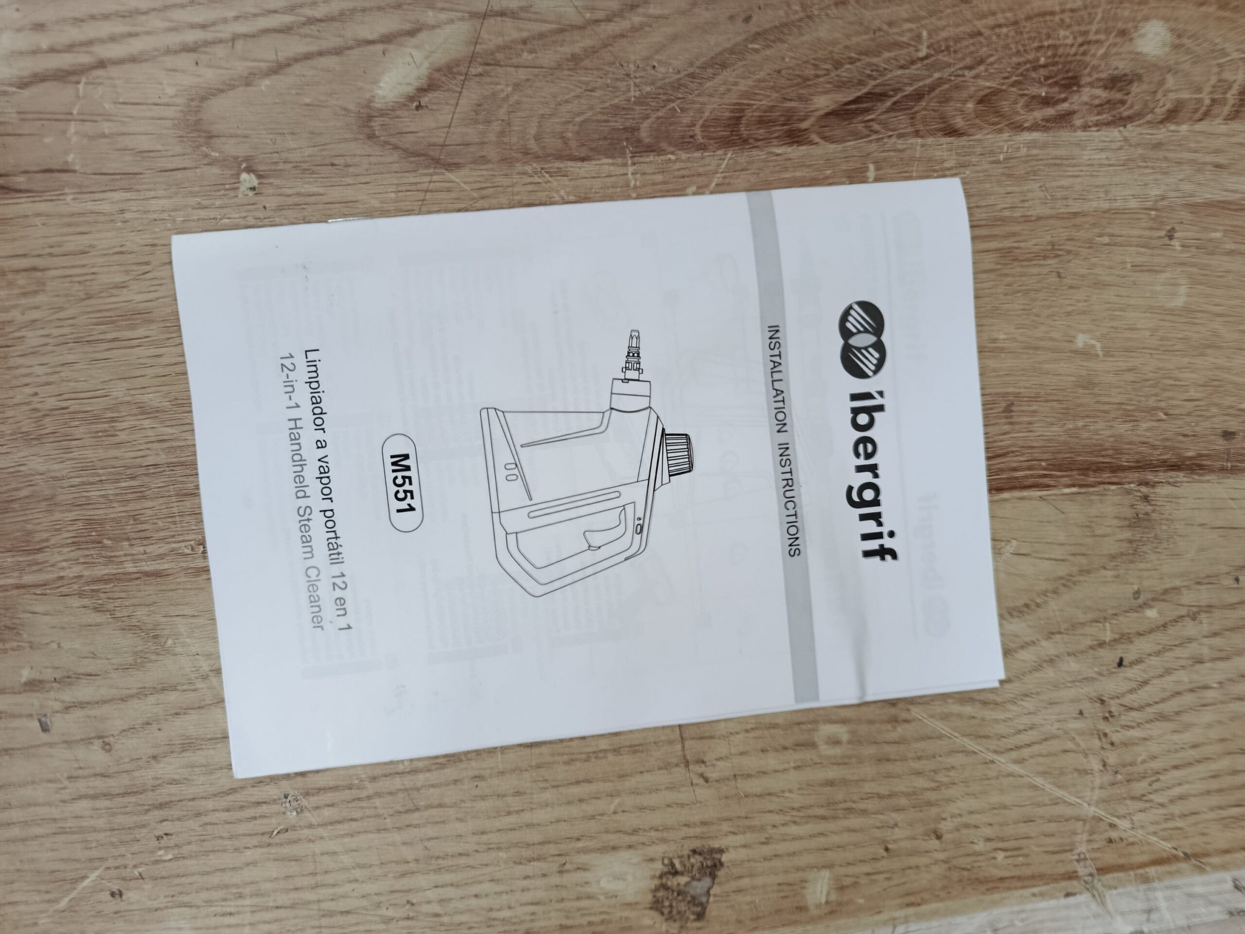 Ibergrif Limpiador de vapor portátil 1050W - Imagen 8