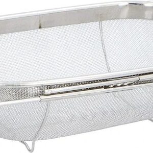 Colador de fregadero extensible de acero inoxidable
