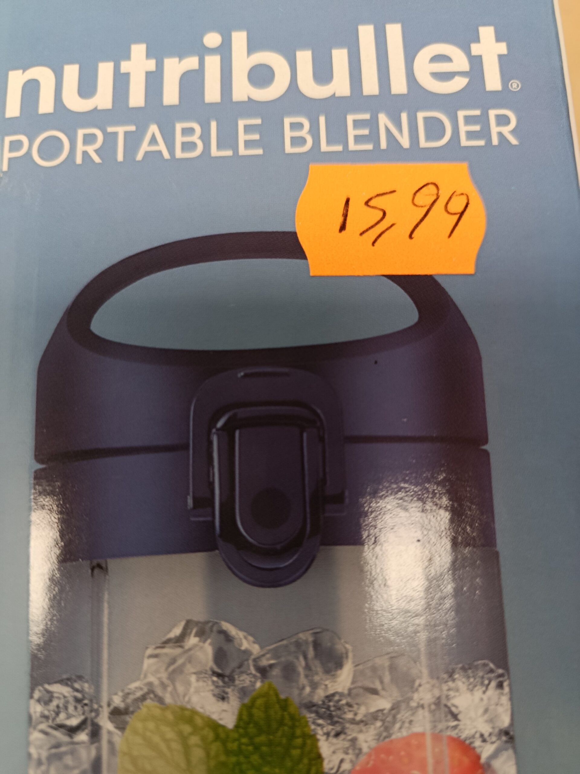 nutribullet Portable - Batidora Portátil 475ml Azul - Imagen 6