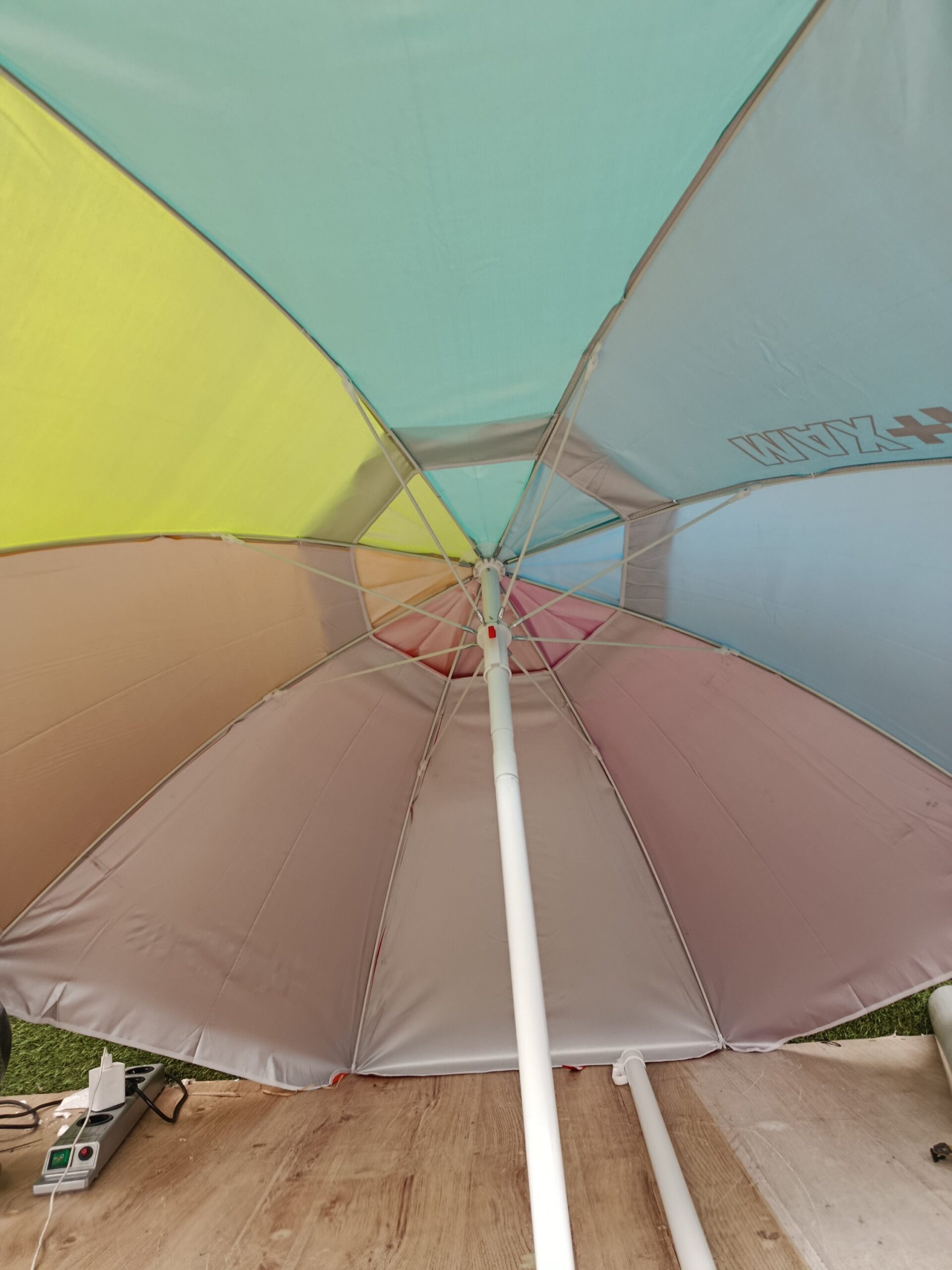 AKTIVE Sombrilla de Playa antiviento - Imagen 5