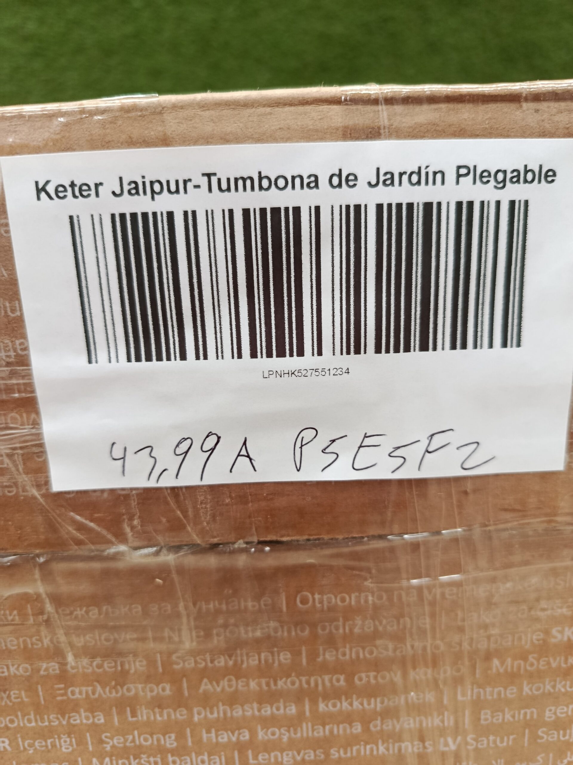 Keter Jaipur-Tumbona de Jardín Plegable - Imagen 9