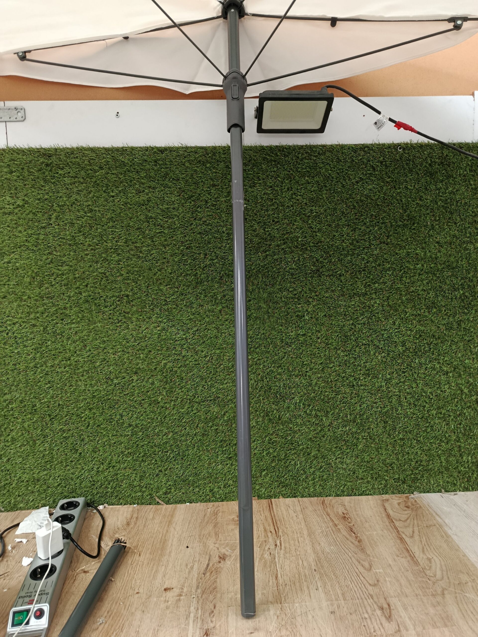 AKTIVE Garden Sombrilla de Pared Rectangular - Imagen 4