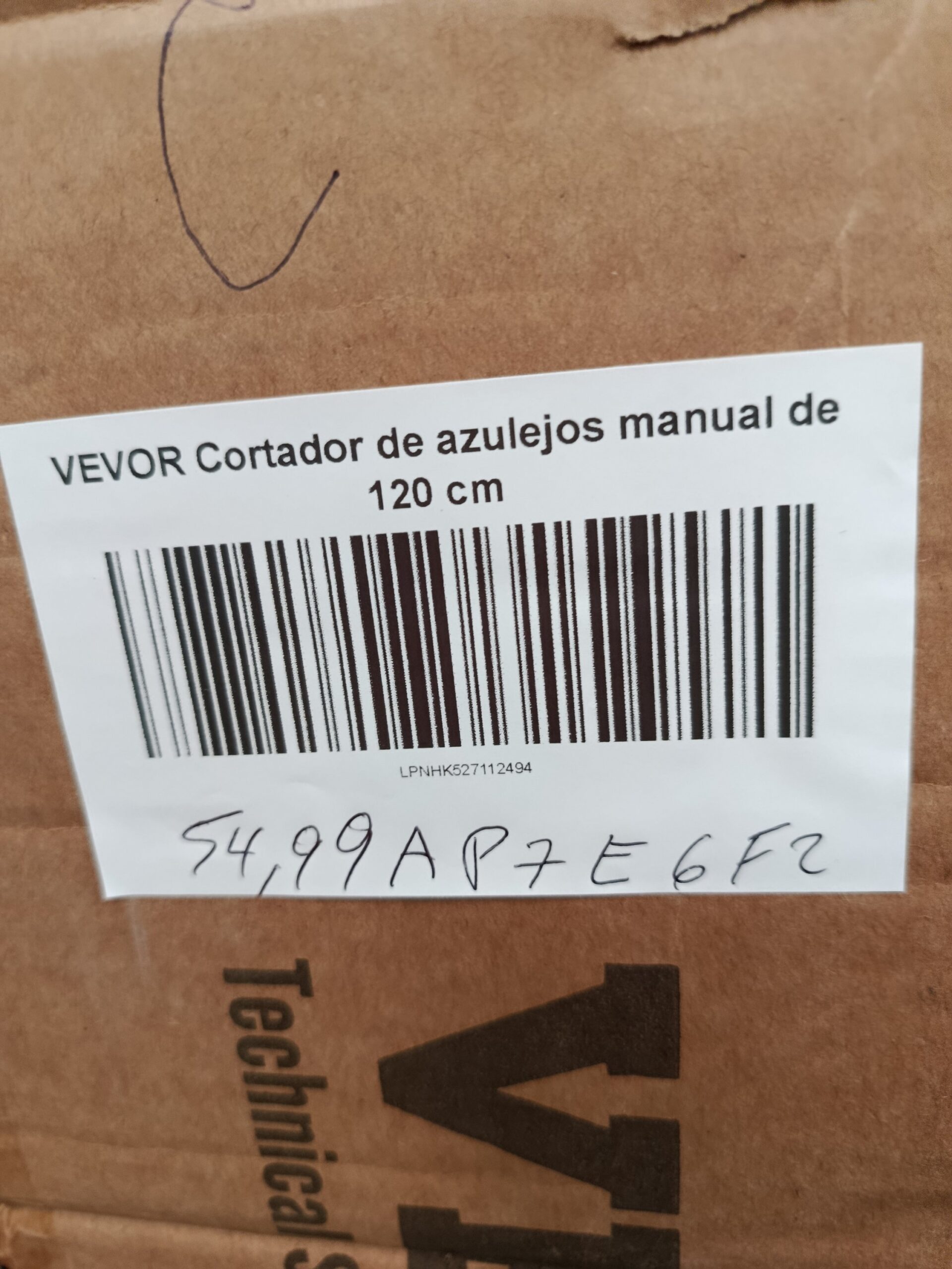 VEVOR Cortadora de Azulejos Manual 1200 mm - Imagen 7