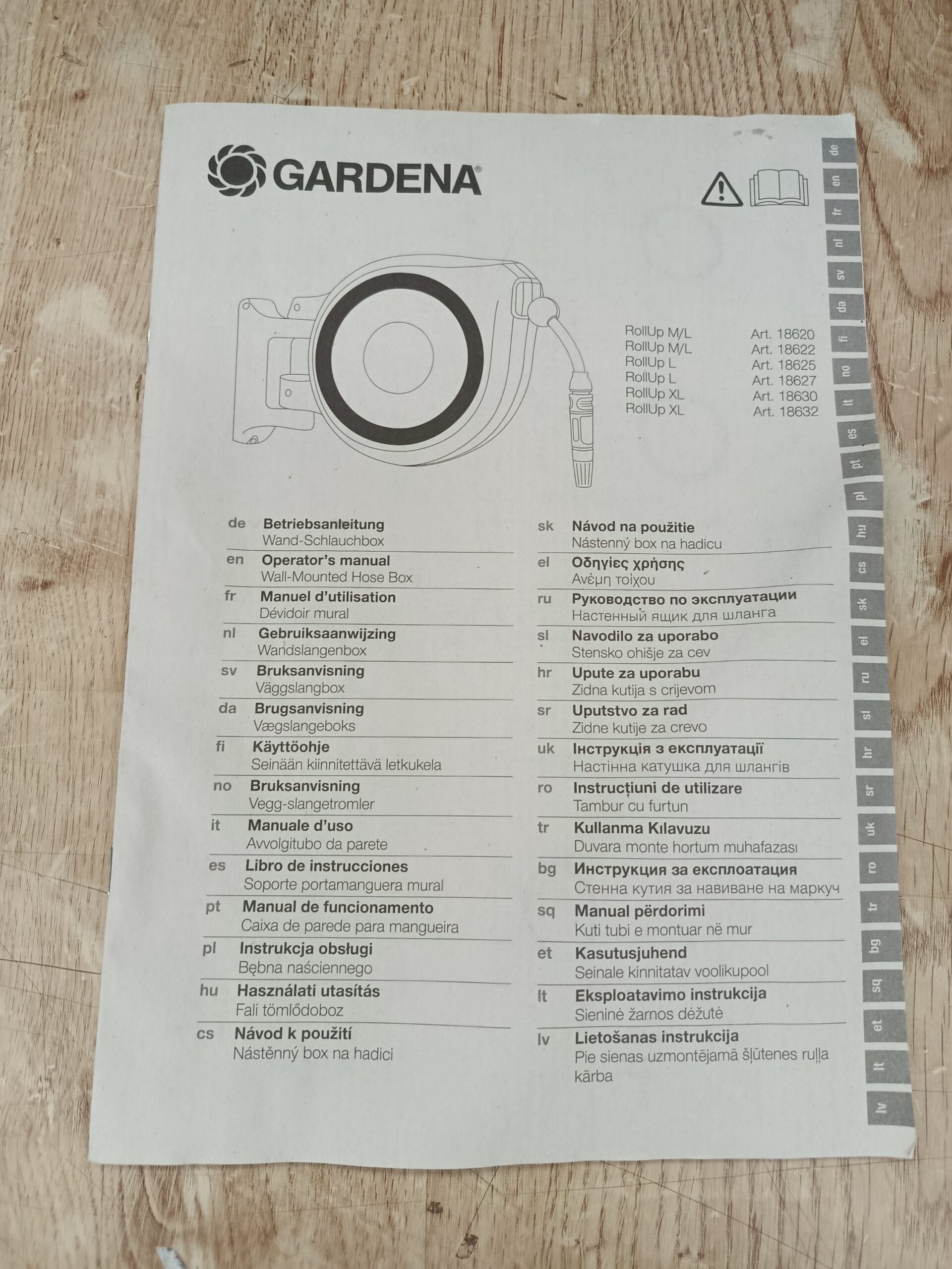 Gardena Carrete de Manguera Pared Rollup L - Imagen 8