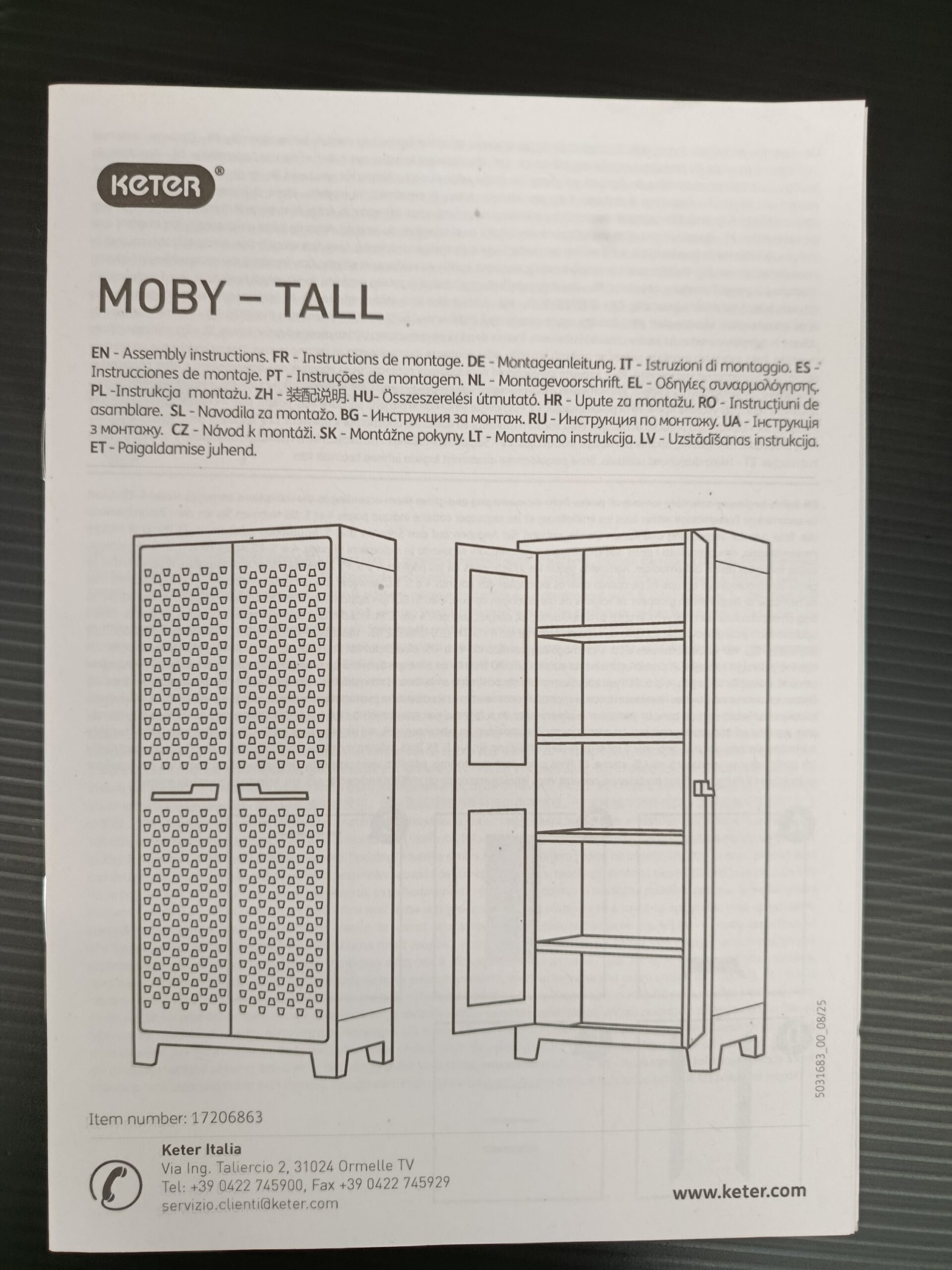 Keter Armario Moby Alto - Imagen 10