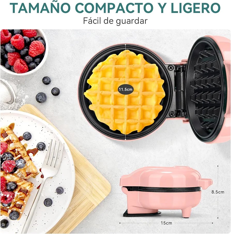 Mini gofrera SNAILAR 550W - Imagen 2