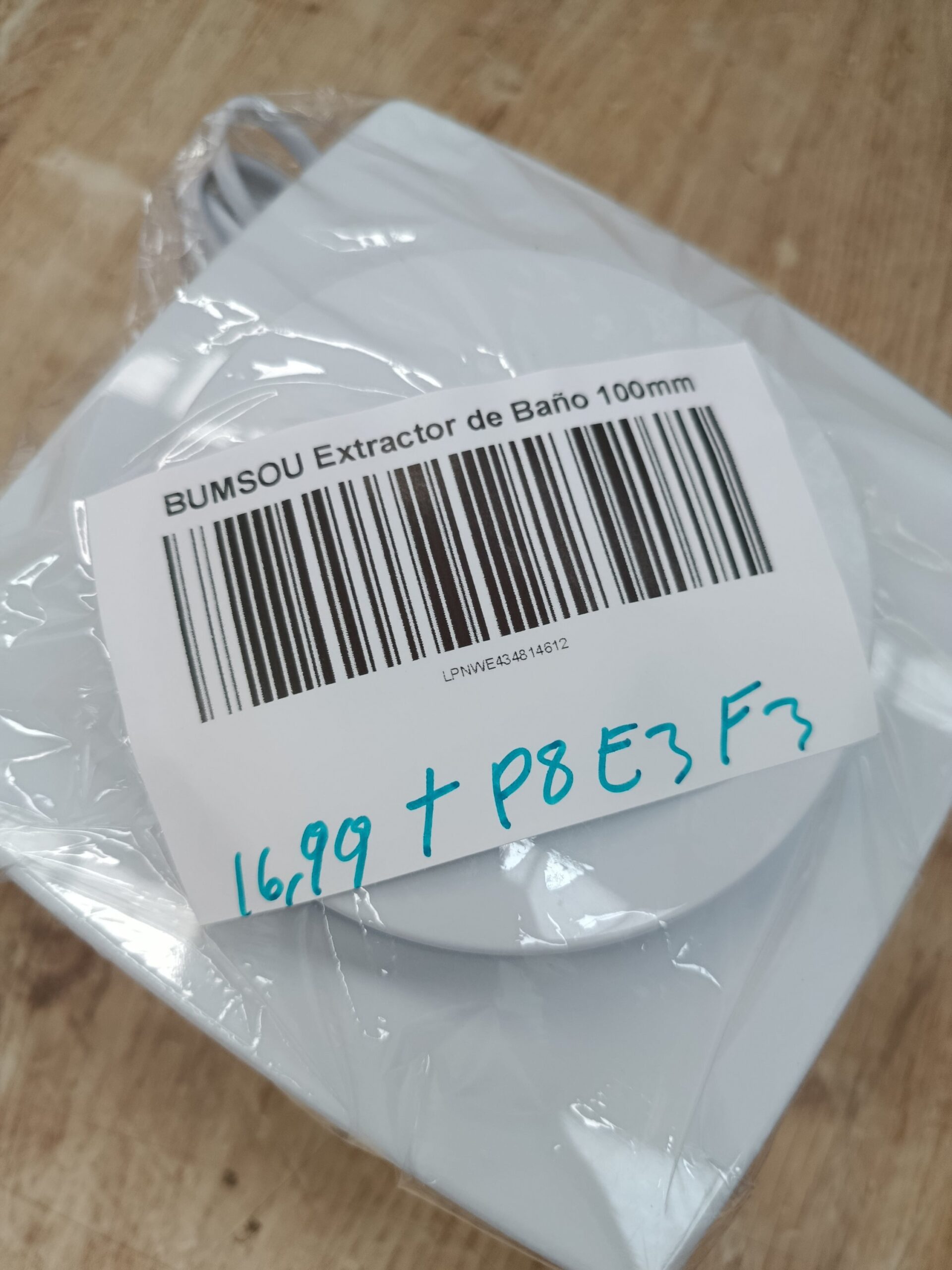 Extractor de baño de 100 mm con regulador de velocidad - Imagen 7