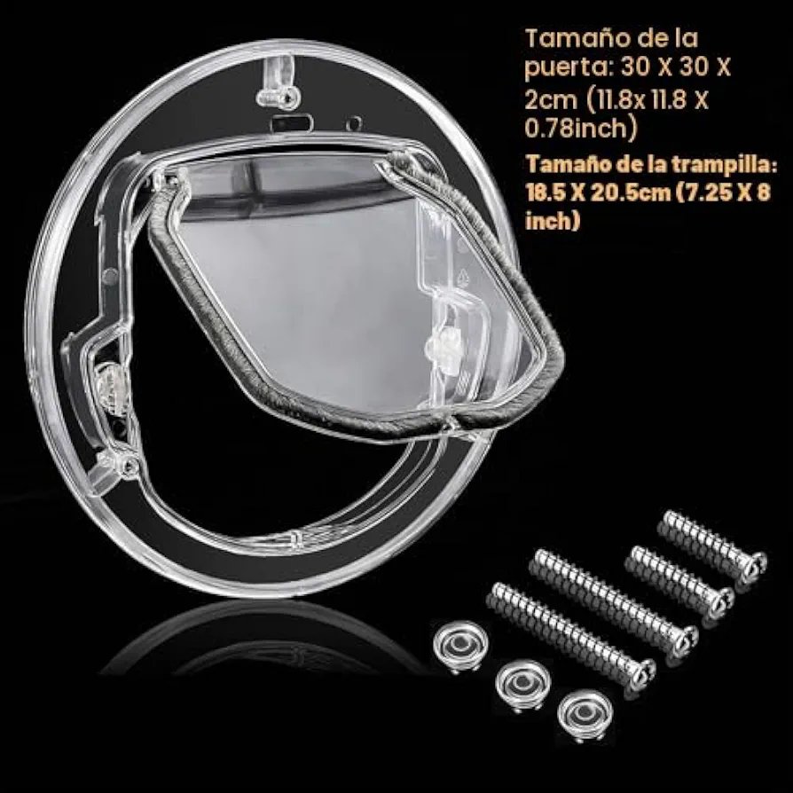 Puerta para gatos Fdit para perros pequeños - Imagen 2