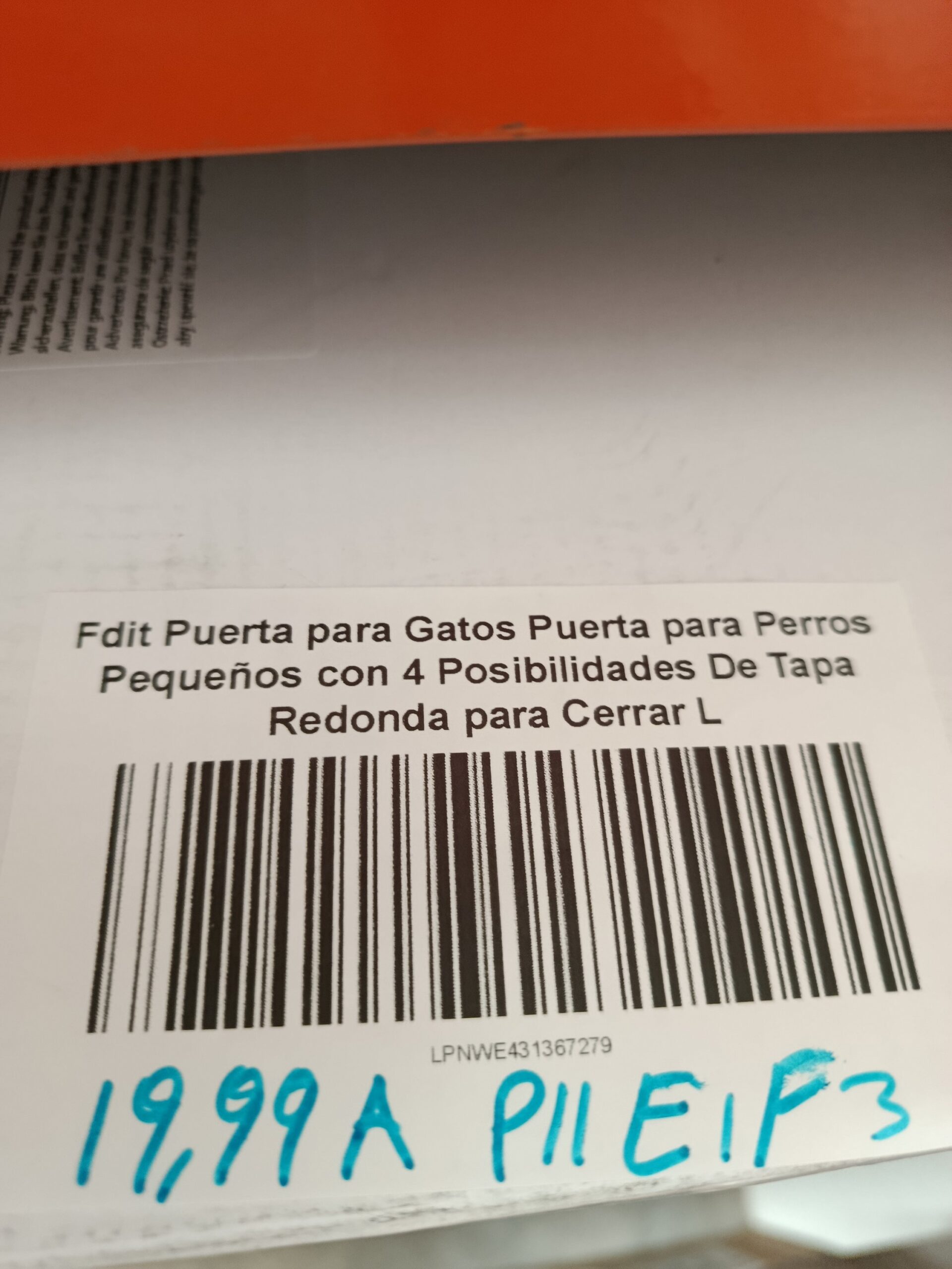 Puerta para gatos Fdit para perros pequeños - Imagen 6