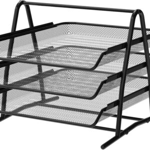 Detectalia 3 Tier Black Metal Mesh