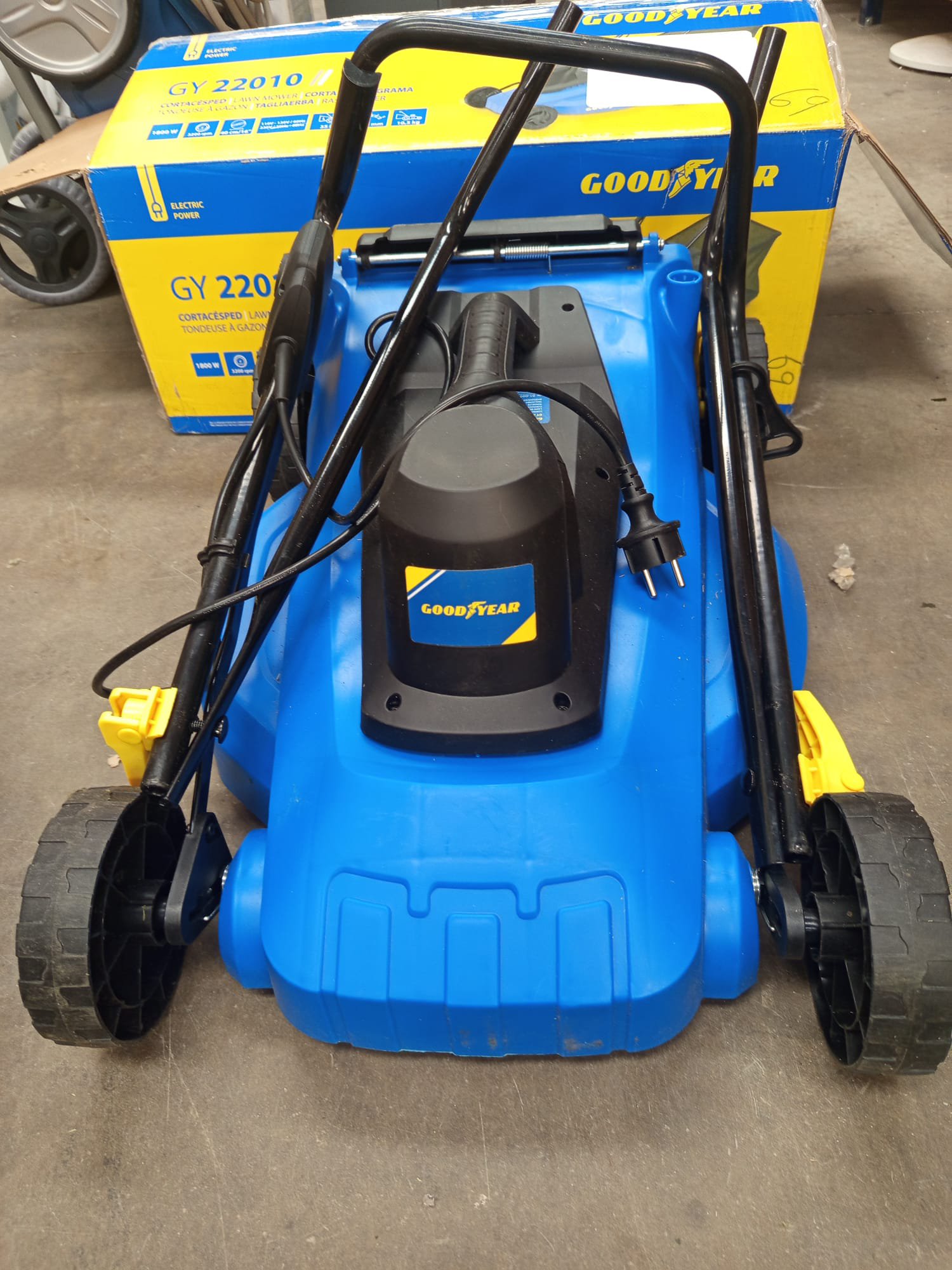 Goodyear GY22010 - Cortacésped eléctrico rotativo de 1800 W - Imagen 5