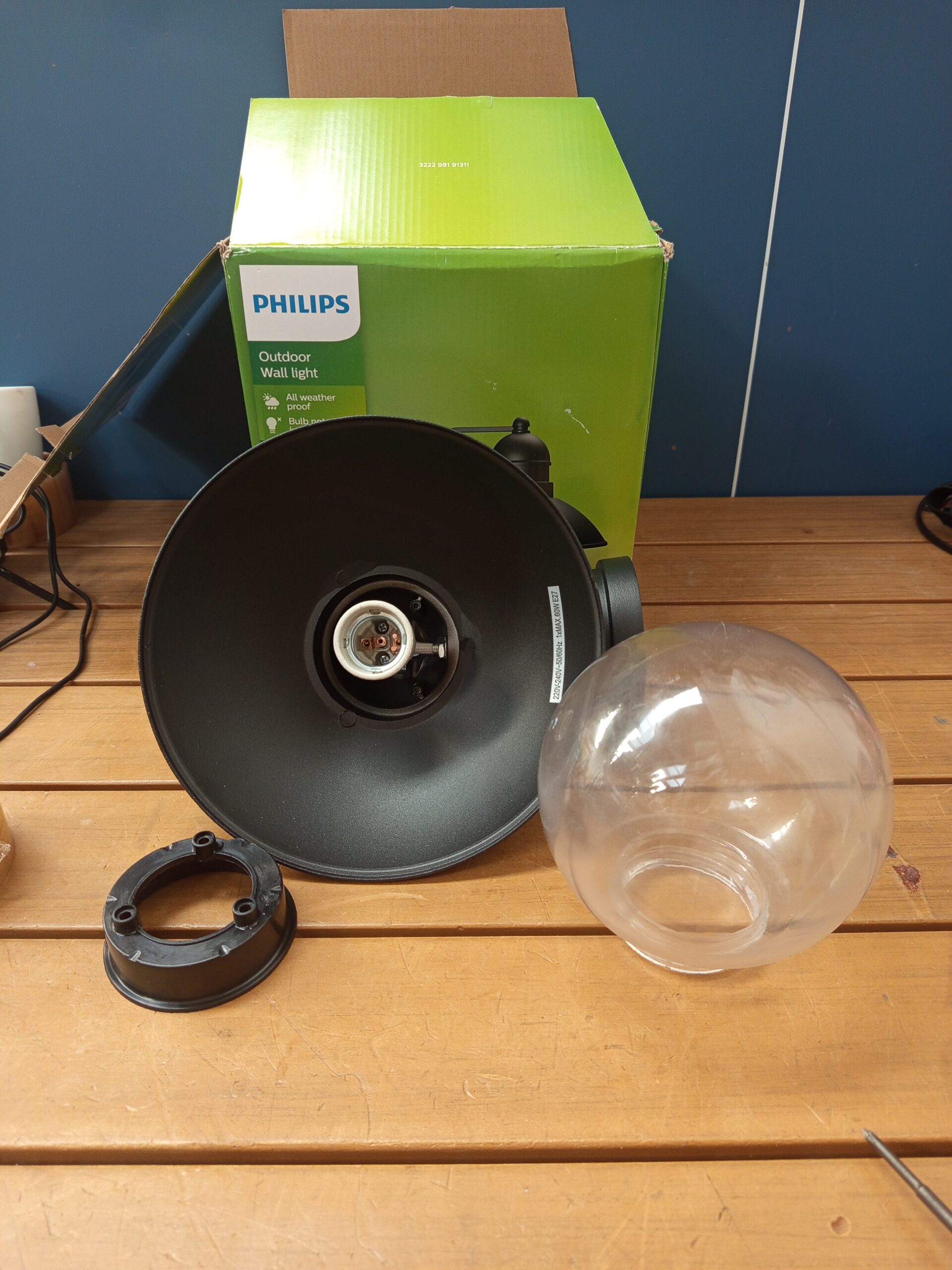 PHILIPS Hoverfly Aplique LED Exterior Vintage. - Imagen 4