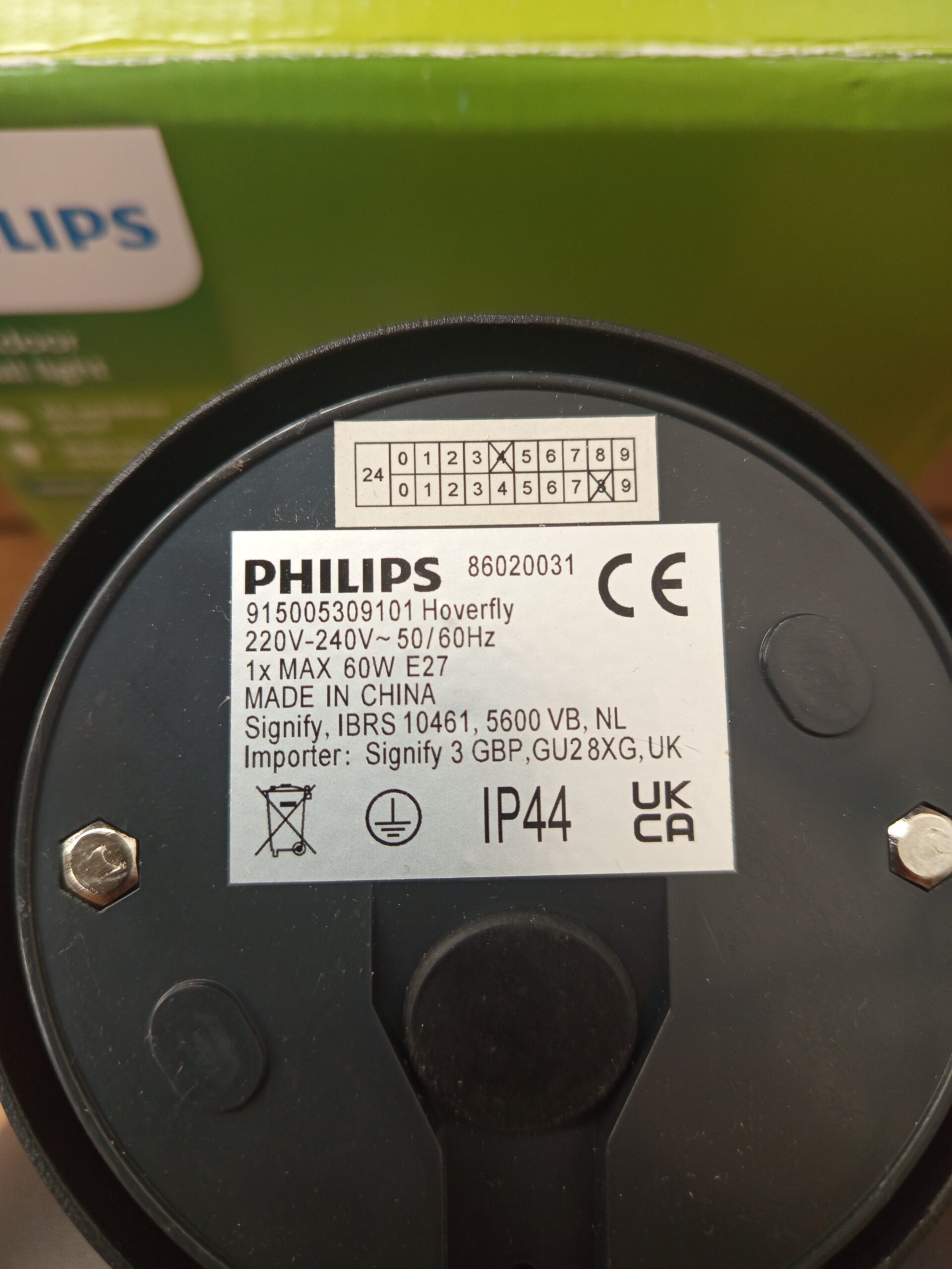 PHILIPS Hoverfly Aplique LED Exterior Vintage. - Imagen 2