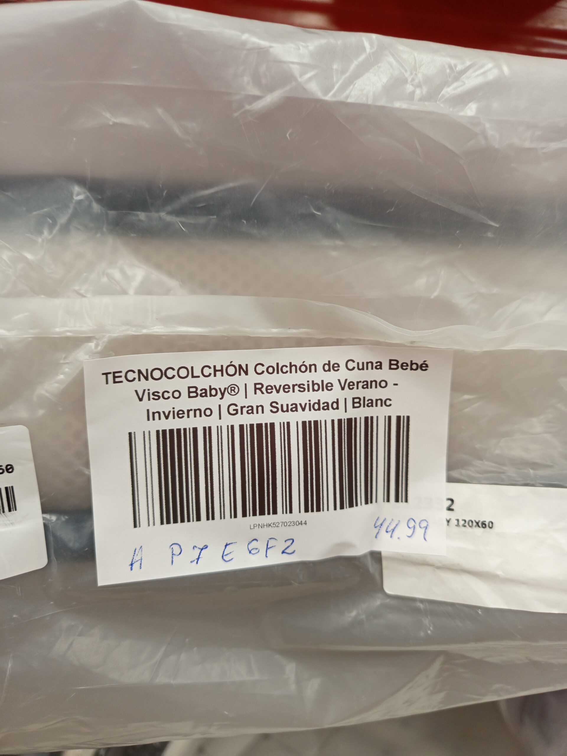 TECNOCOLCHÓN Colchón de Cuna Bebé 120x60x12 cm - Imagen 5