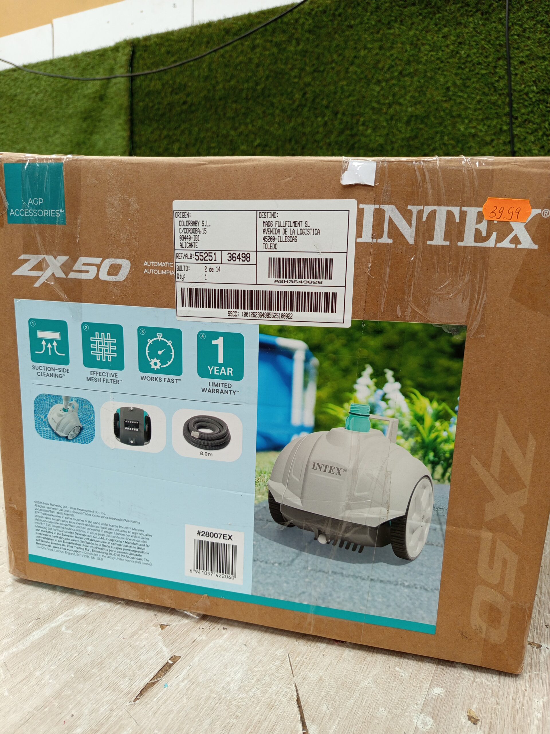 Intex 55251 - Robot limpiafondos Piscina - Imagen 6