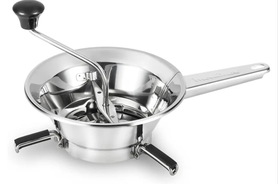 Moulinex A45306 Pasa Purés, Acero Inoxidable, Plateado, 24 cm, 1 Unidad