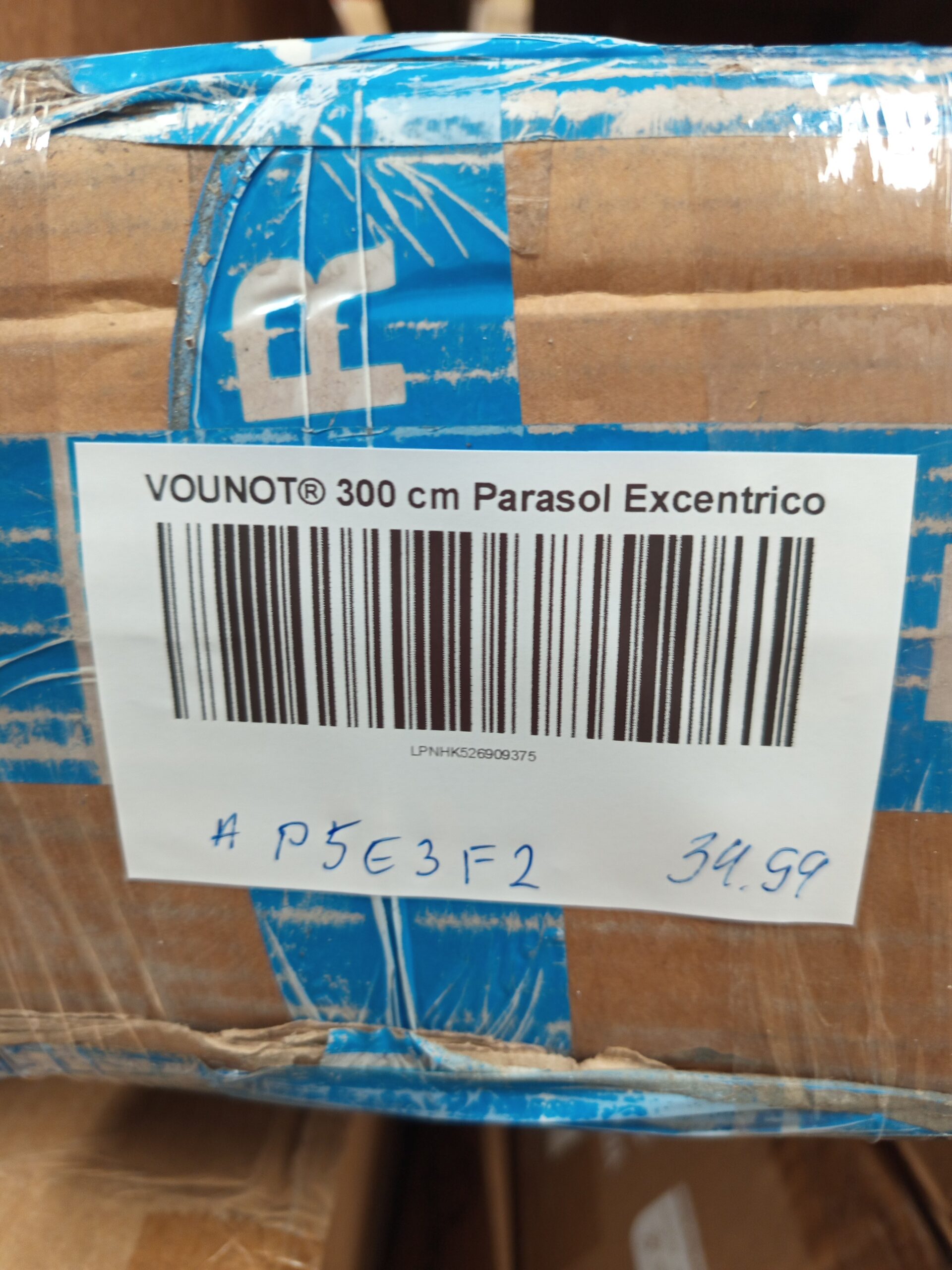 VOUNOT 300 cm Parasol Excentrico - Imagen 5