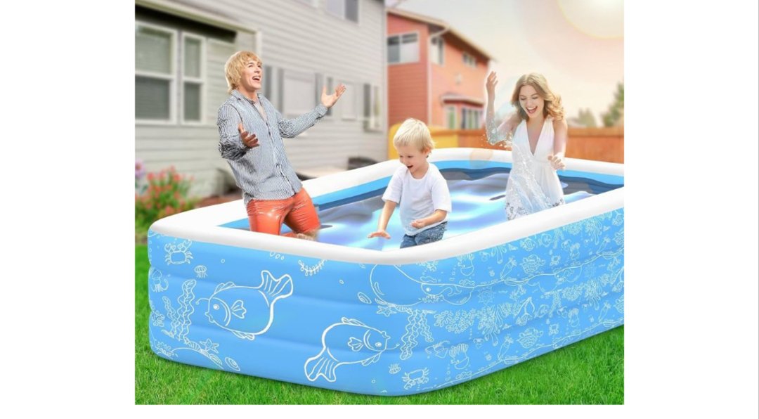 CACSPS Piscinas hinchables, 190 x 135 cm
