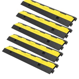 VEVOR Rampa de Protección de Cable 5 Piezas