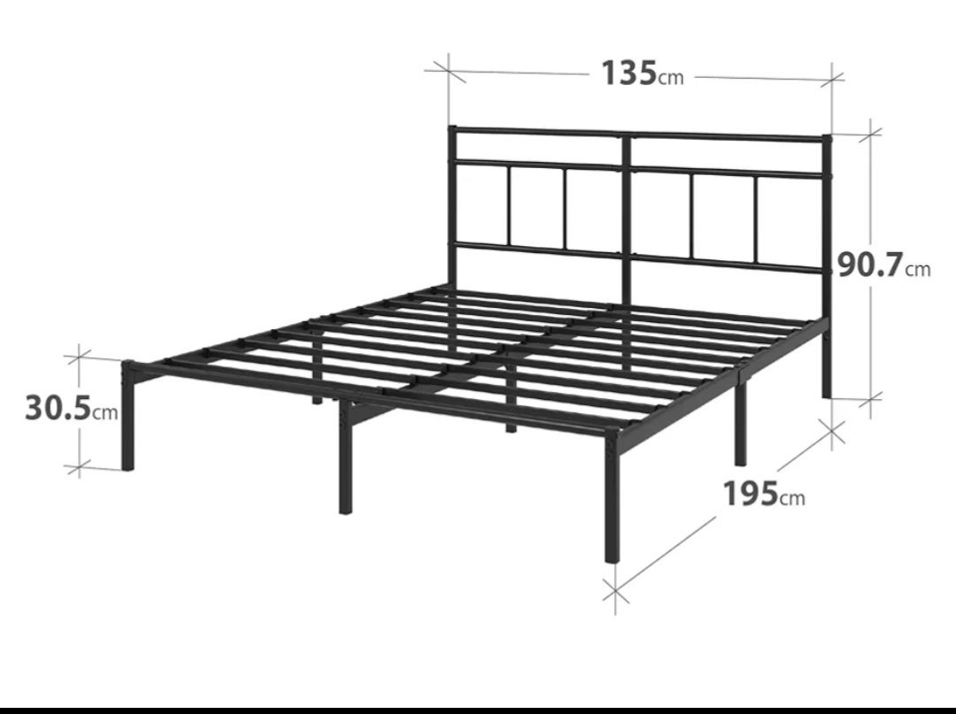 BASE DE CAMA DE 135 X 190CM - Imagen 2