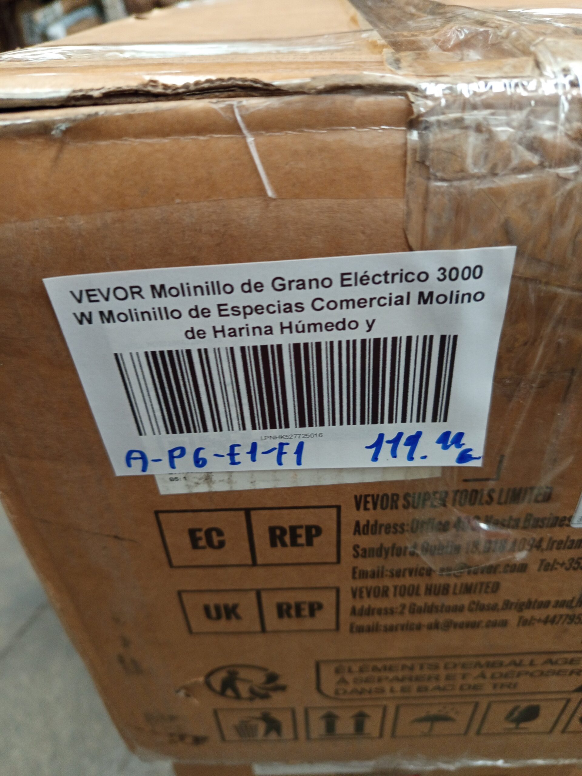 VEVOR Molinillo de Grano Eléctrico 3000w. - Imagen 10